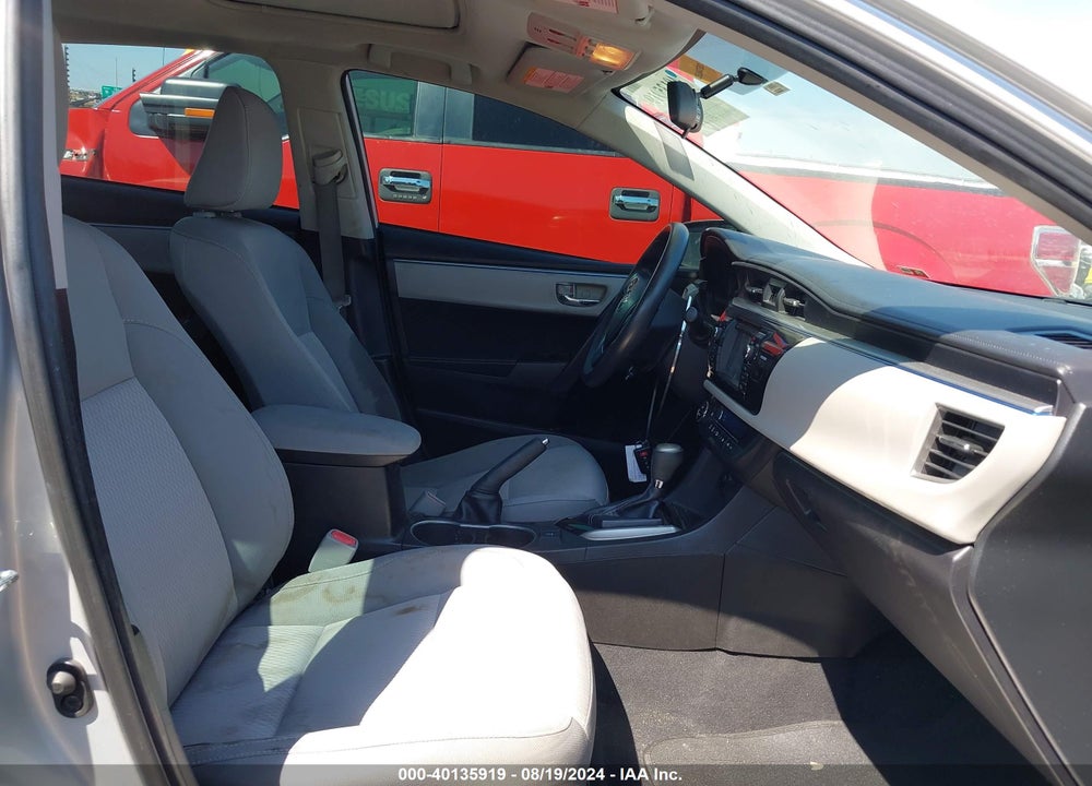 2014 TOYOTA COROLLA LE PLUS VIN: 5YFBURHEXEP124372