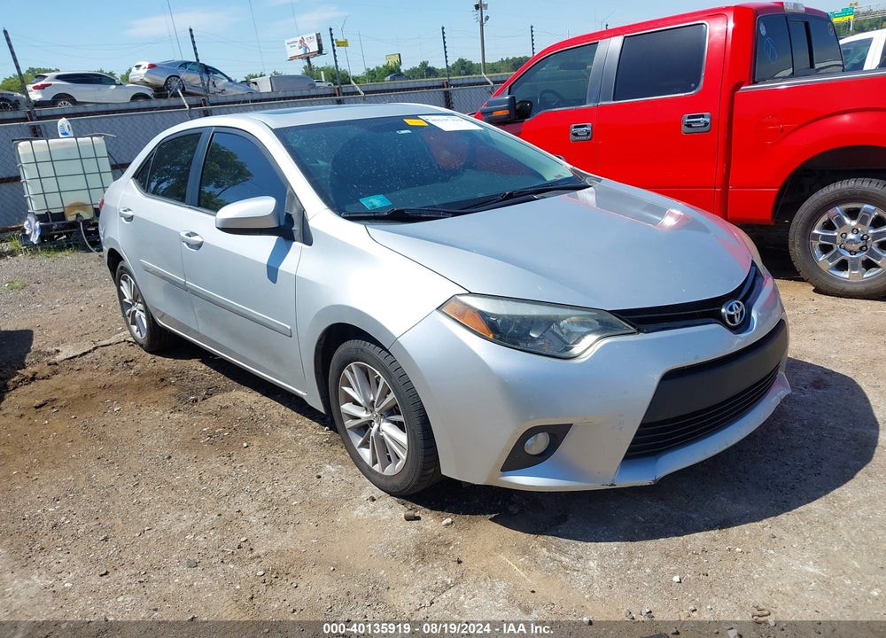 2014 TOYOTA COROLLA LE PLUS VIN: 5YFBURHEXEP124372