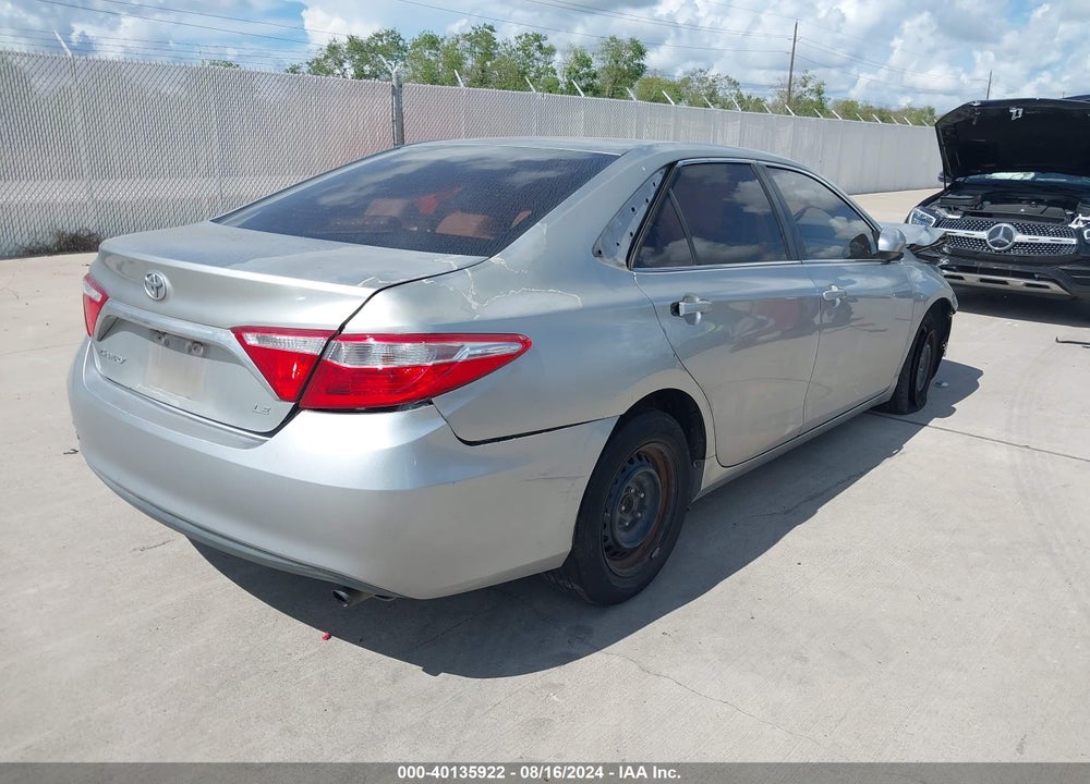 2015 TOYOTA CAMRY LE VIN: 4T4BF1FK4FR476311