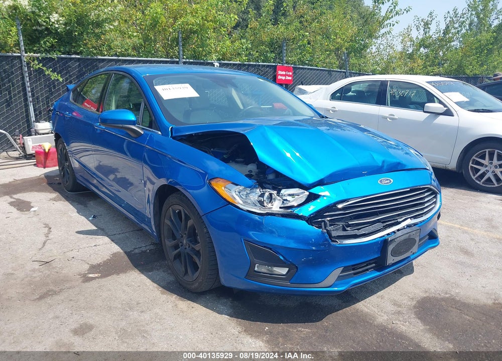 2019 FORD FUSION SE VIN: 3FA6P0HD5KR133259