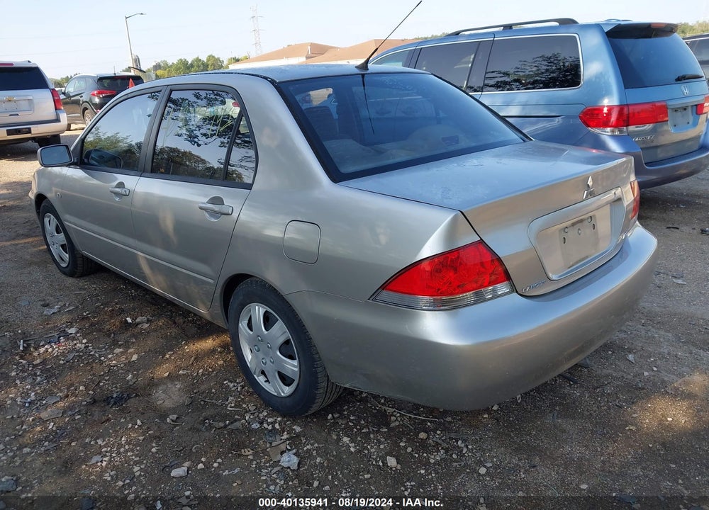 2006 MITSUBISHI LANCER ES/SE VIN: JA3AJ26E16U052558