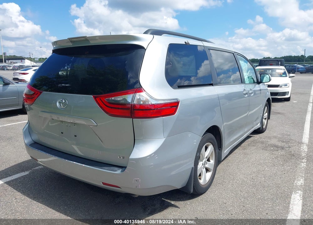 2020 TOYOTA SIENNA LE VIN: 5TDKZ3DC8LS083831
