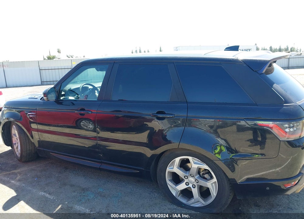 2018 LAND ROVER RANGE ROVER SPORT HSE TD6 VIN: SALWR2RK8JA182048
