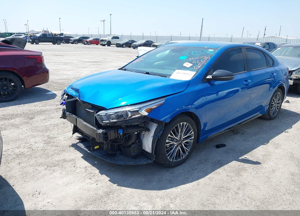 2022 KIA FORTE GT LINE VIN: 3KPF54AD5NE490843