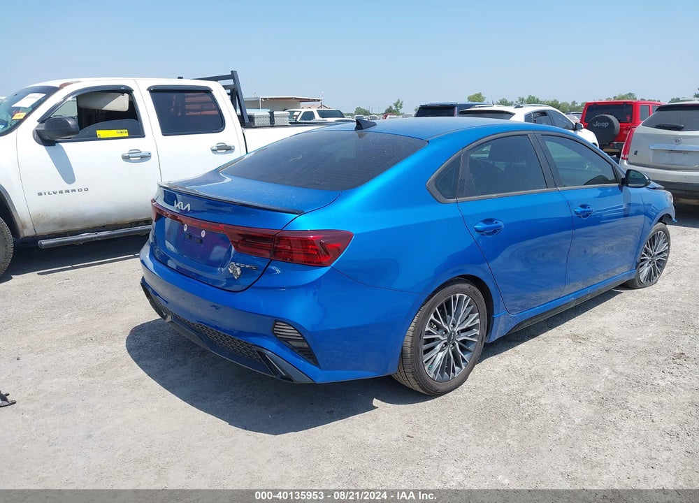 2022 KIA FORTE GT LINE VIN: 3KPF54AD5NE490843