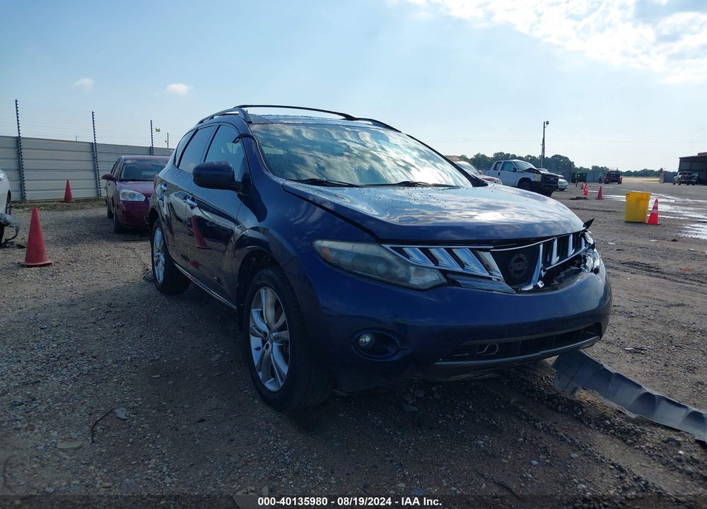 2009 NISSAN MURANO LE VIN: JN8AZ18W29W116694