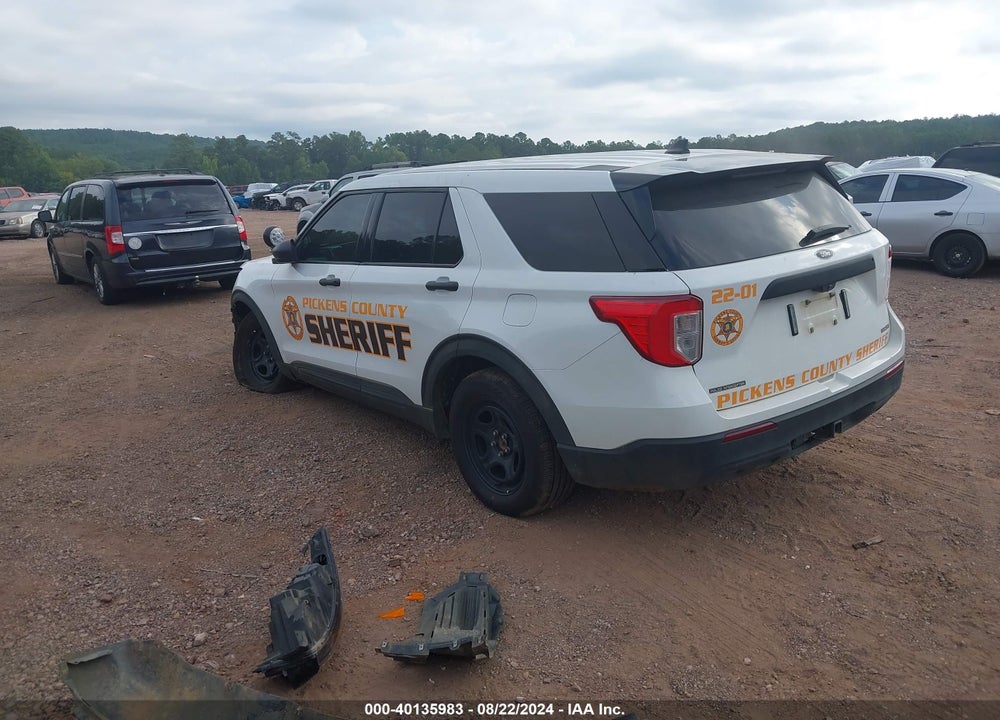 2022 FORD POLICE INTERCEPTOR UTILITY VIN: 1FM5K8AB6NGA54301
