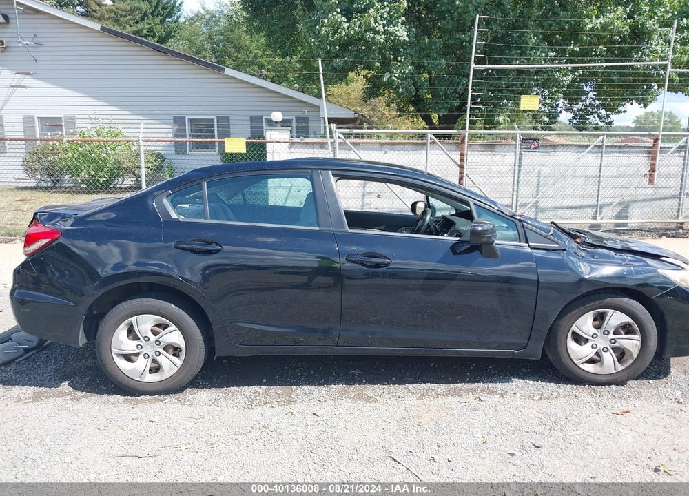 2014 HONDA CIVIC LX VIN: 19XFB2F5XEE026753