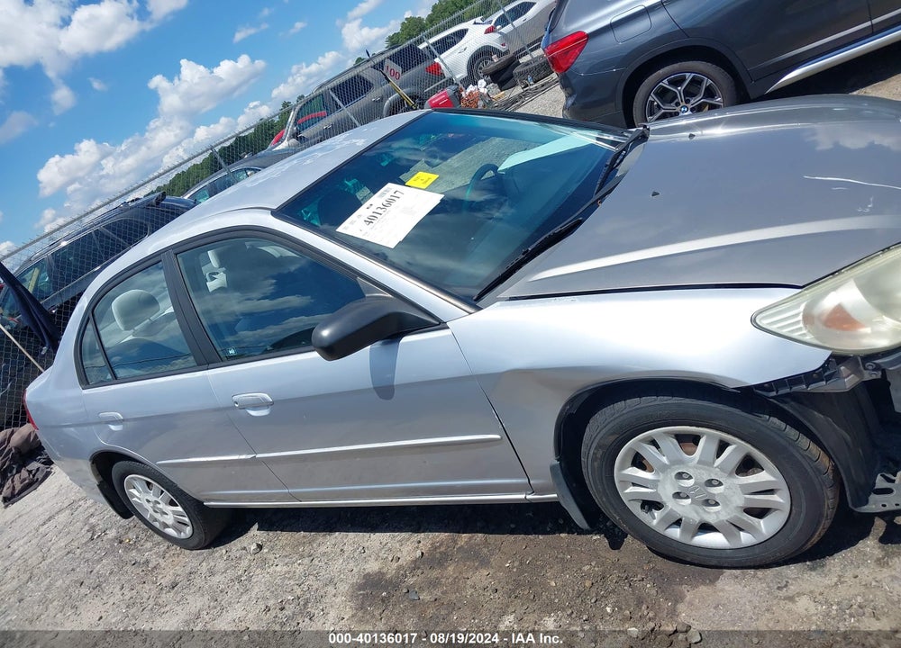 2005 HONDA CIVIC VIN: 2HGES16535H607099