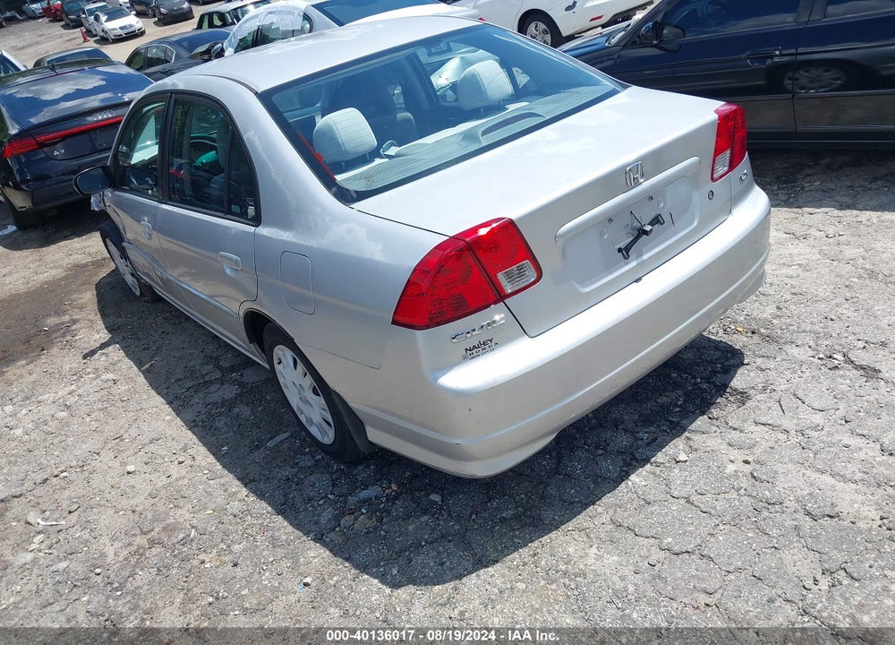 2005 HONDA CIVIC VIN: 2HGES16535H607099
