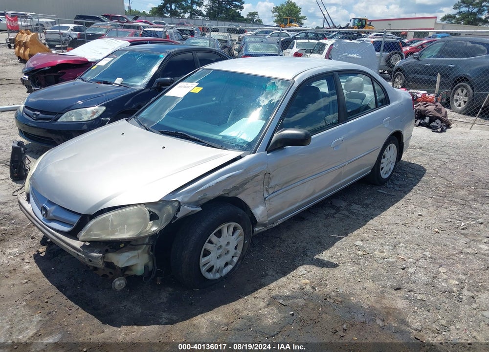 2005 HONDA CIVIC VIN: 2HGES16535H607099