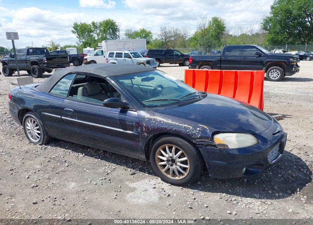 2002 CHRYSLER SEBRING LXI VIN: 1C3EL55R62N317762