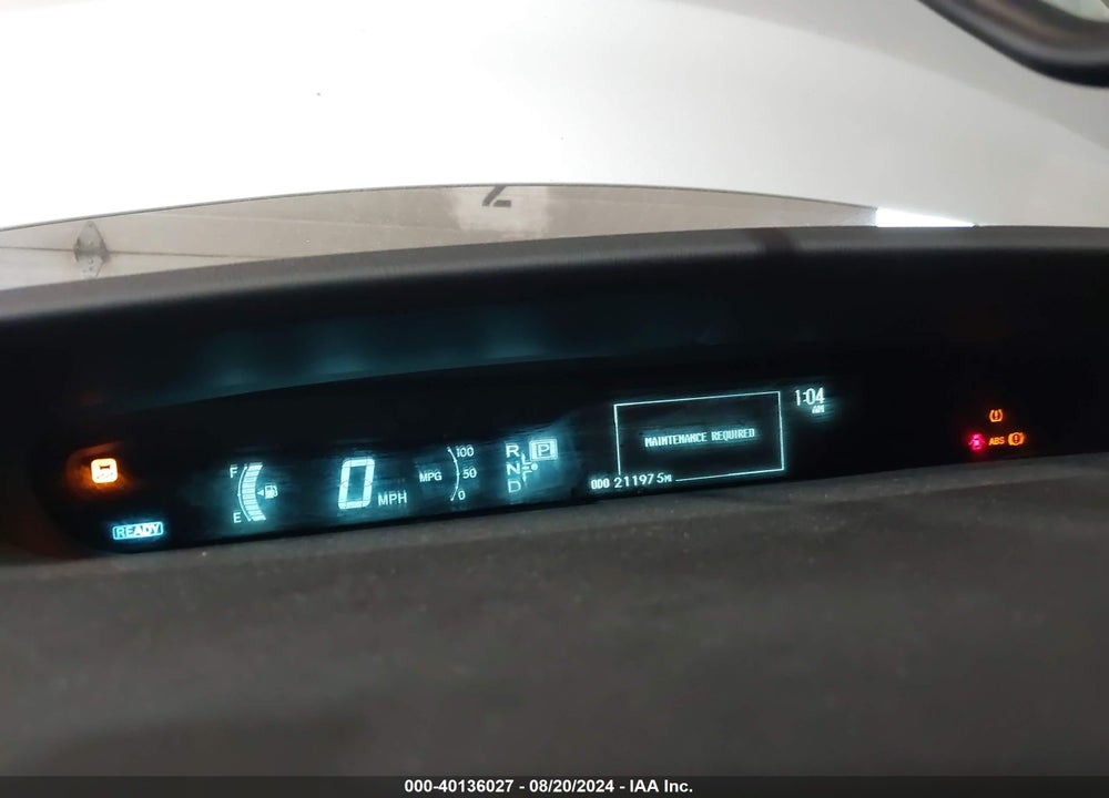 2013 TOYOTA PRIUS TWO VIN: JTDKN3DU2D5627056