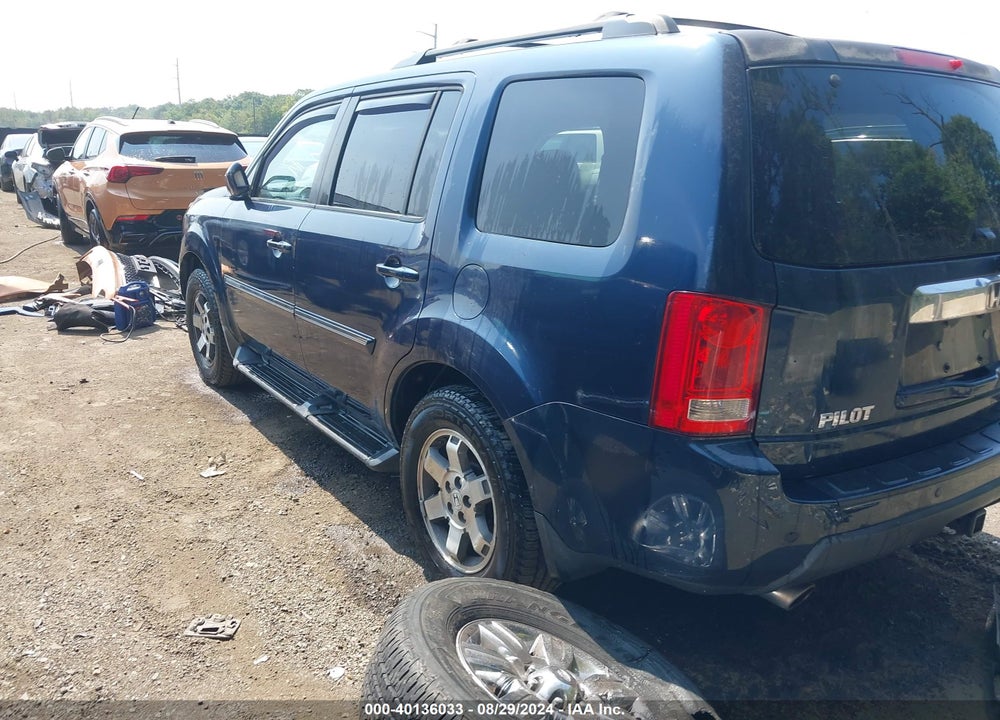 2009 HONDA PILOT TOURING VIN: 5FNYF38829B006880