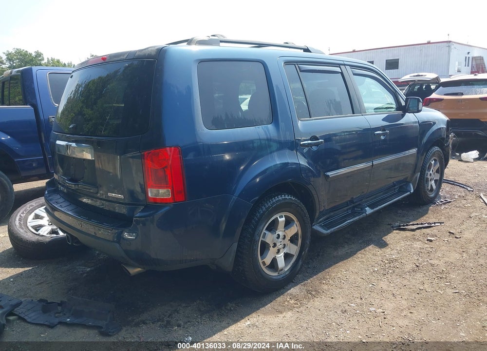 2009 HONDA PILOT TOURING VIN: 5FNYF38829B006880