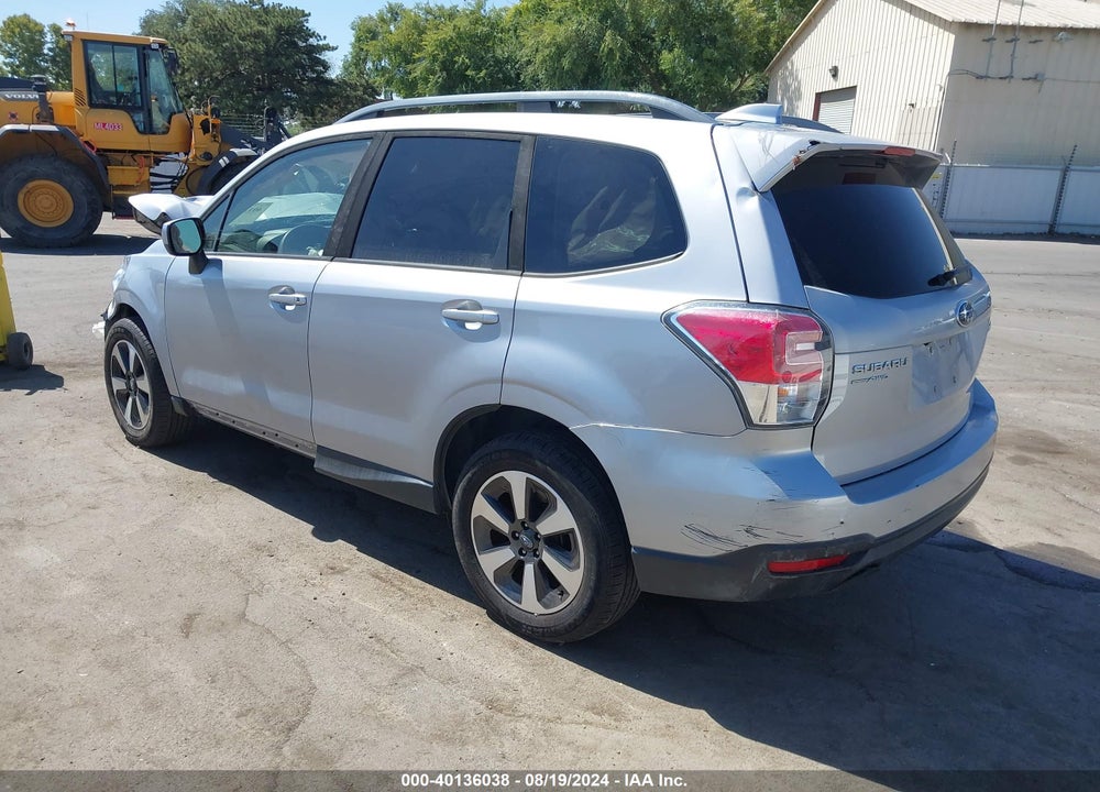 2017 SUBARU FORESTER 2.5I PREMIUM VIN: JF2SJAEC2HH561880