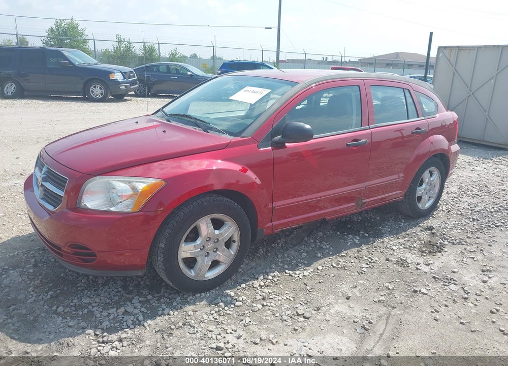 2007 DODGE CALIBER SXT VIN: 1B3HB48B97D296652