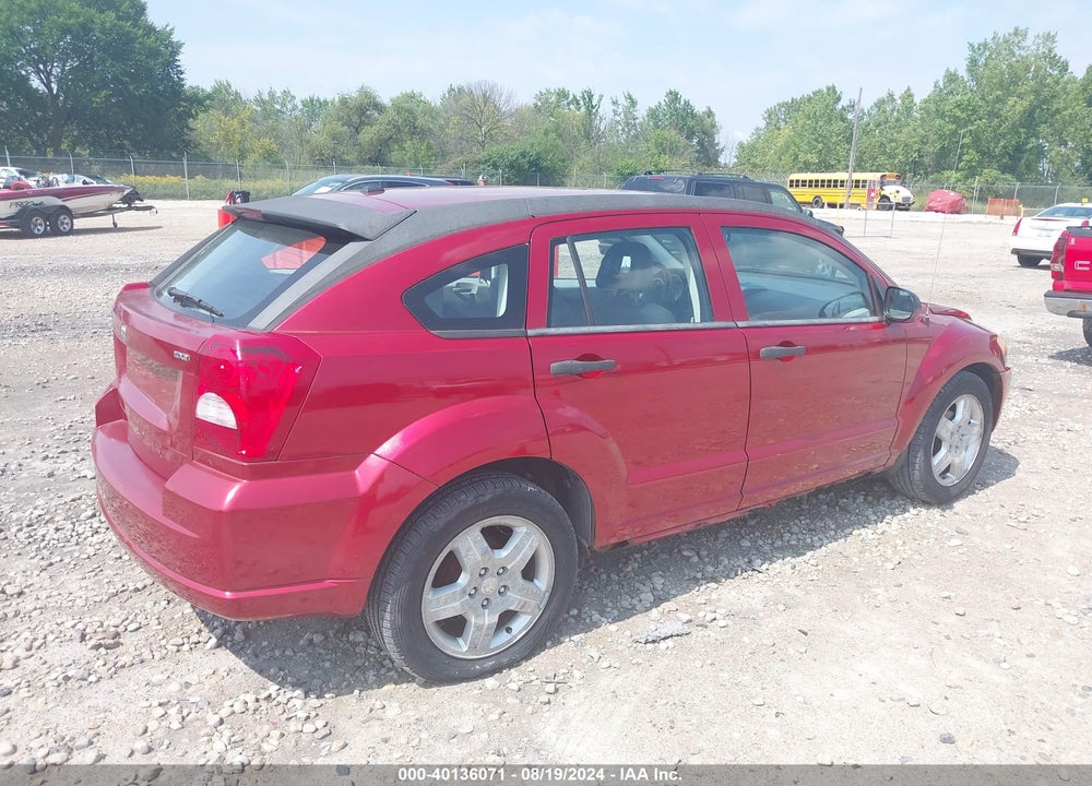 2007 DODGE CALIBER SXT VIN: 1B3HB48B97D296652