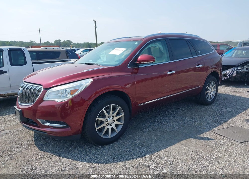 2017 BUICK ENCLAVE LEATHER VIN: 5GAKRBKD1HJ221723