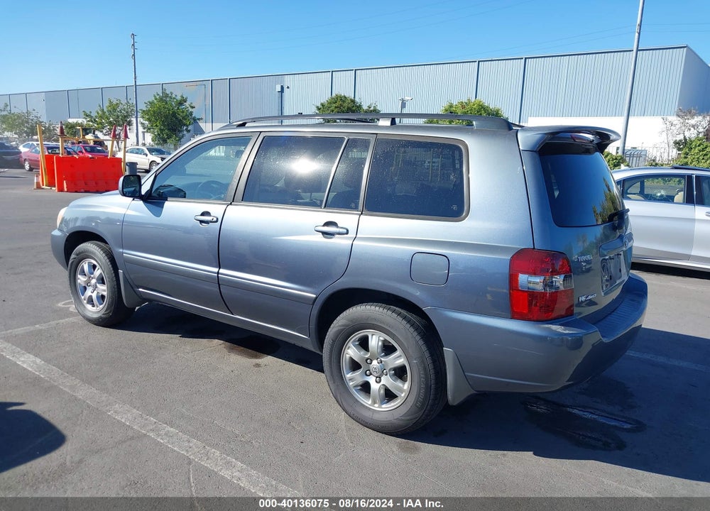 2006 TOYOTA HIGHLANDER V6 VIN: JTEEP21AX60166454