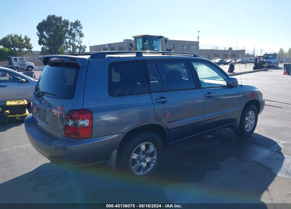 2006 TOYOTA HIGHLANDER V6 VIN: JTEEP21AX60166454