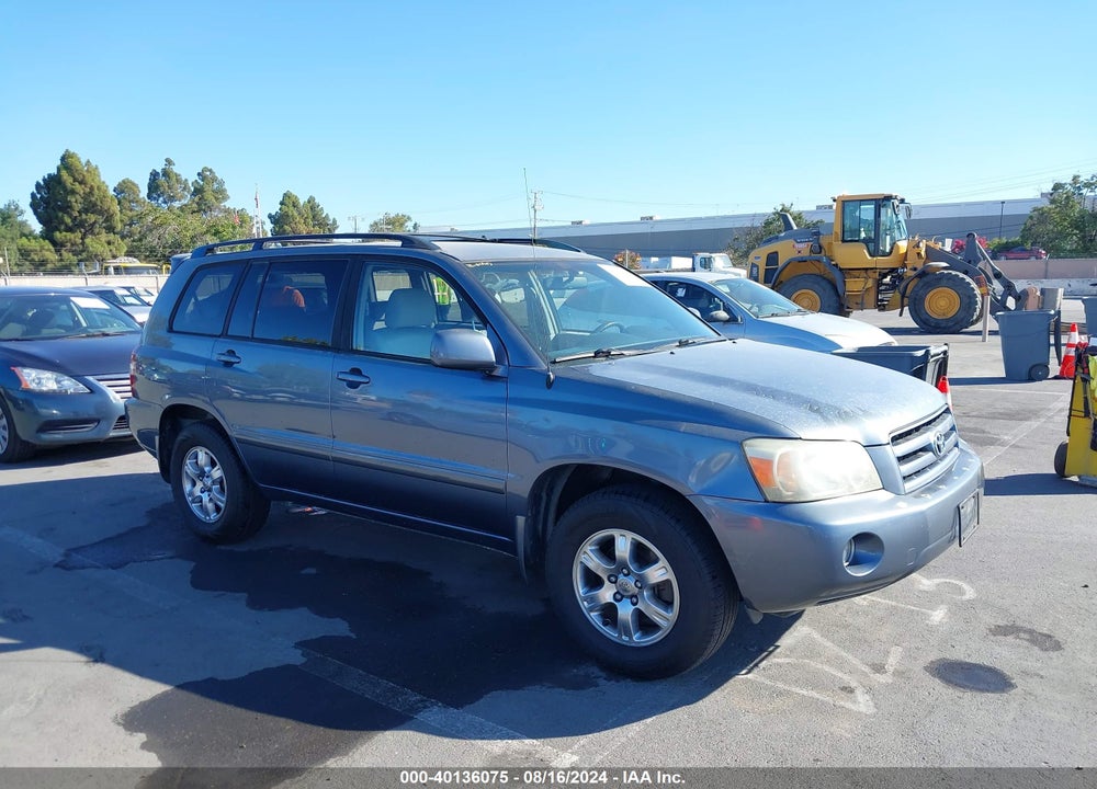 2006 TOYOTA HIGHLANDER V6 VIN: JTEEP21AX60166454