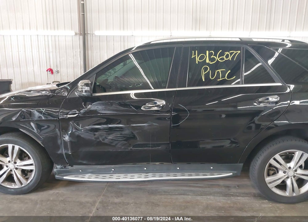 2013 MERCEDES-BENZ ML 350 4MATIC VIN: 4JGDA5HB6DA207134