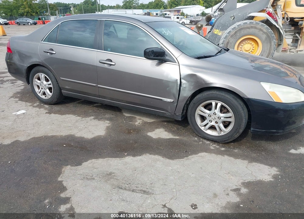 2007 HONDA ACCORD 2.4 EX VIN: 1HGCM567X7A053622
