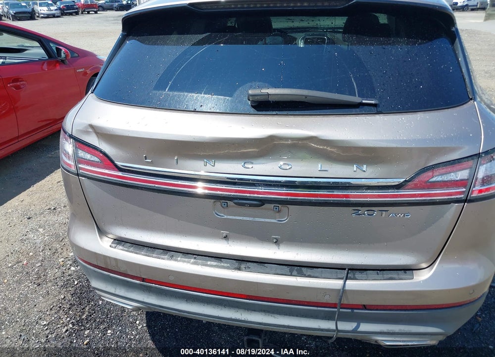 2019 LINCOLN NAUTILUS RESERVE VIN: 2LMPJ8L94KBL32139