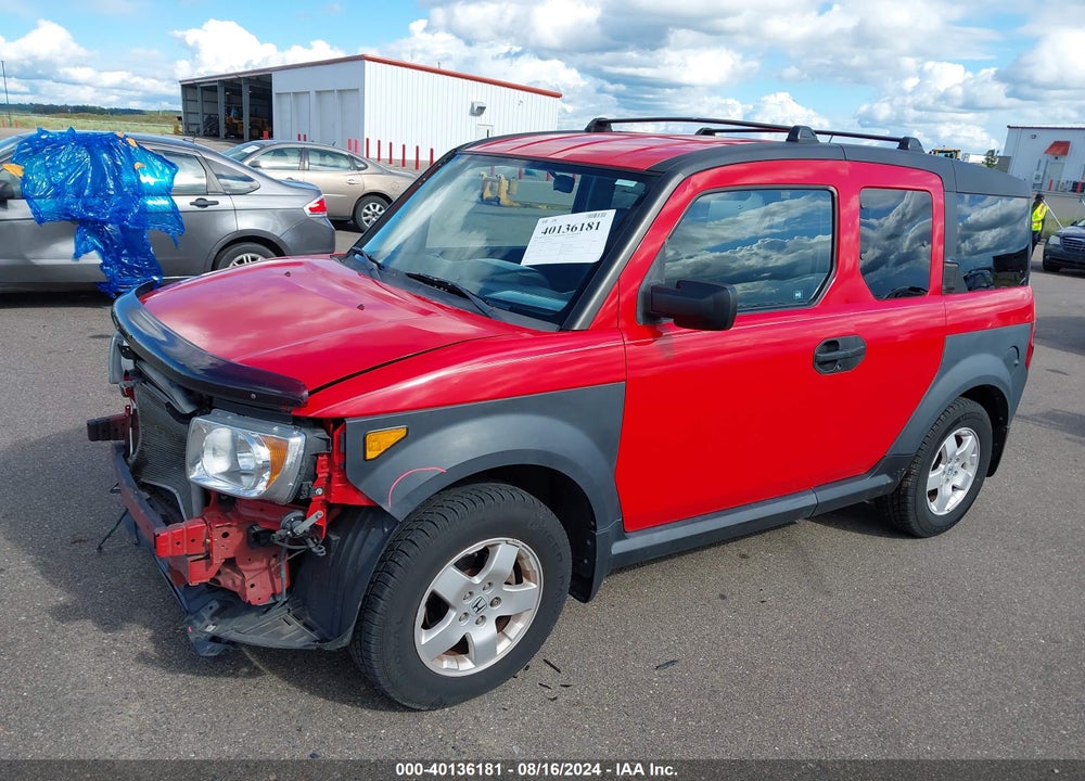 2005 HONDA ELEMENT EX VIN: 5J6YH28675L000156