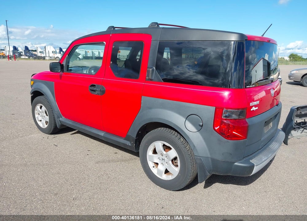 2005 HONDA ELEMENT EX VIN: 5J6YH28675L000156