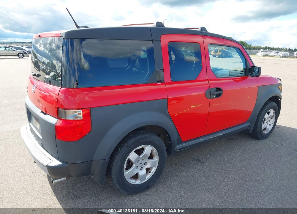 2005 HONDA ELEMENT EX VIN: 5J6YH28675L000156