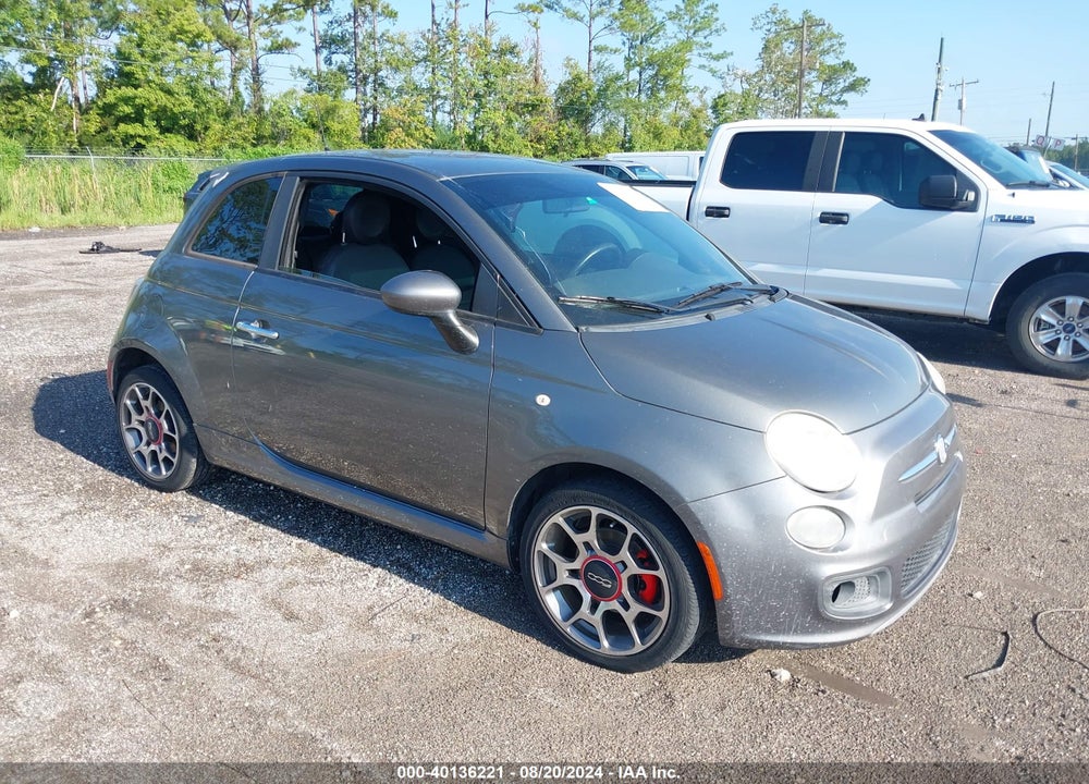 2012 FIAT 500 SPORT VIN: 3C3CFFBR1CT127023