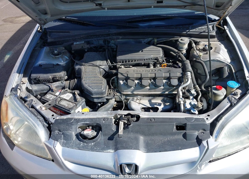 2002 HONDA CIVIC LX VIN: 1HGEM22542L014422