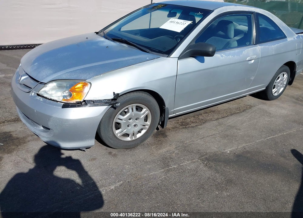 2002 HONDA CIVIC LX VIN: 1HGEM22542L014422