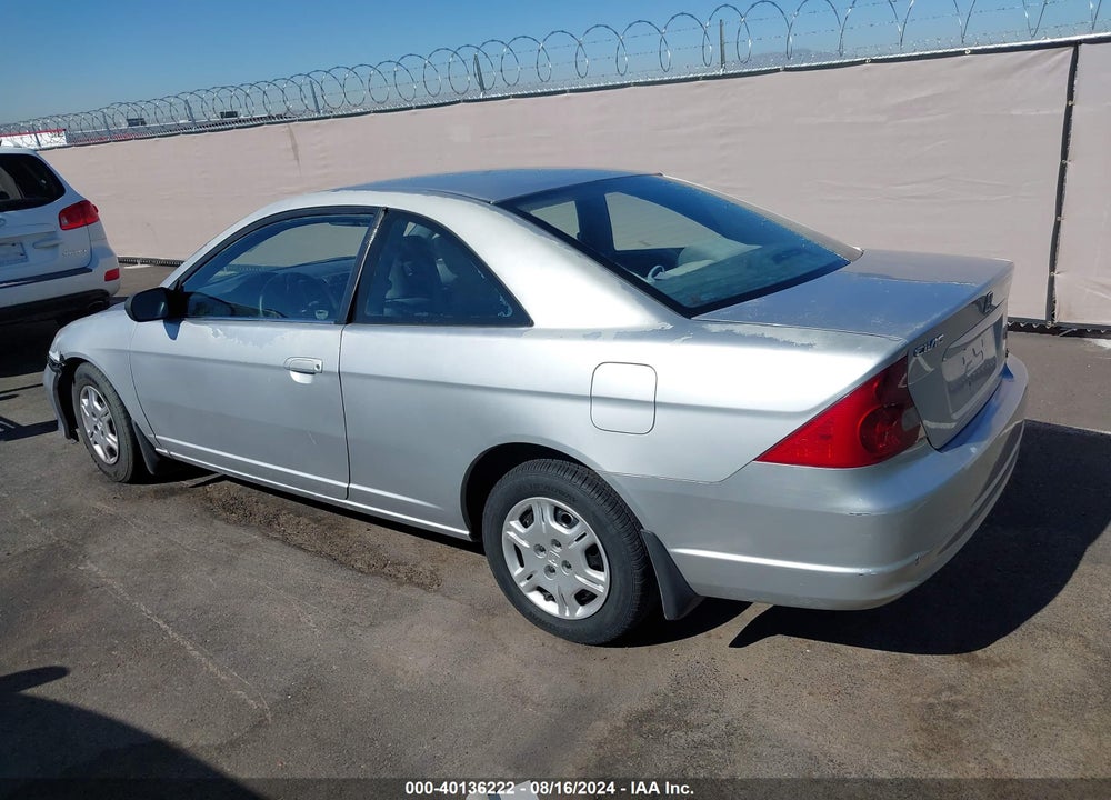 2002 HONDA CIVIC LX VIN: 1HGEM22542L014422