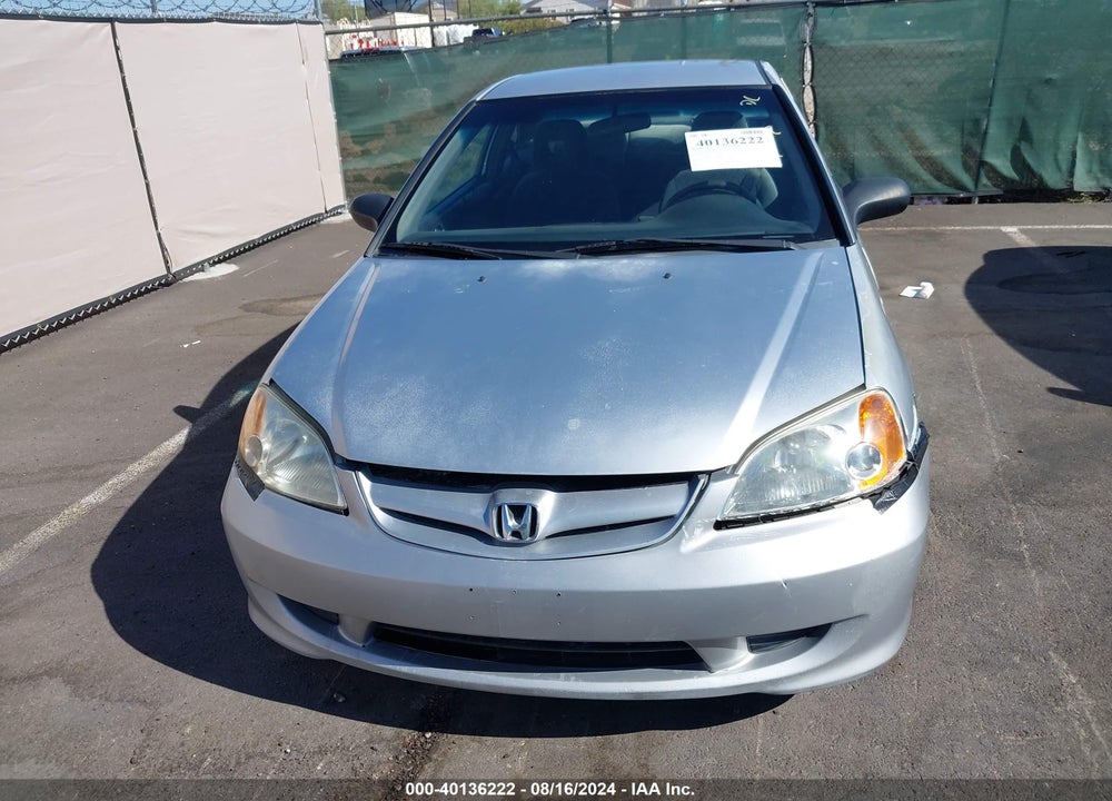 2002 HONDA CIVIC LX VIN: 1HGEM22542L014422
