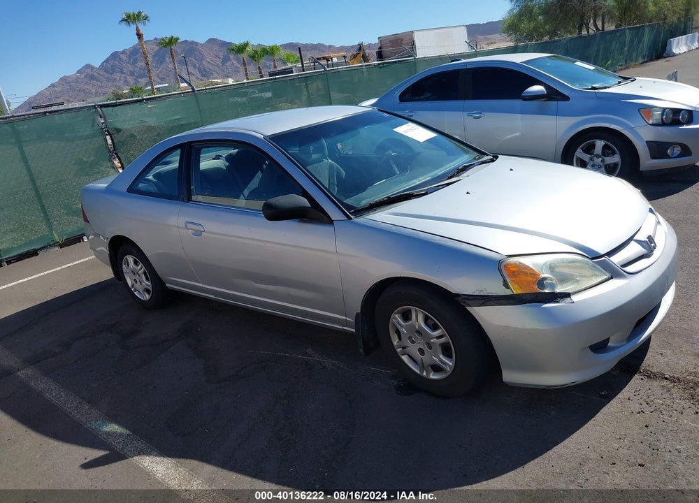 2002 HONDA CIVIC LX VIN: 1HGEM22542L014422