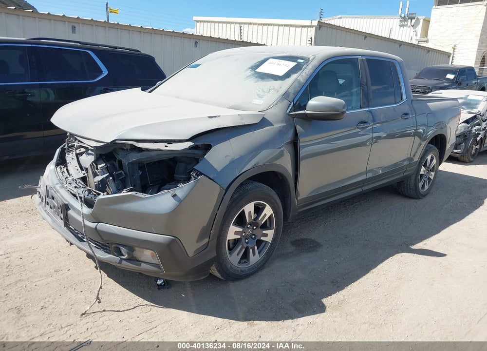2017 HONDA RIDGELINE RTL-T VIN: 5FPYK3F62HB017526