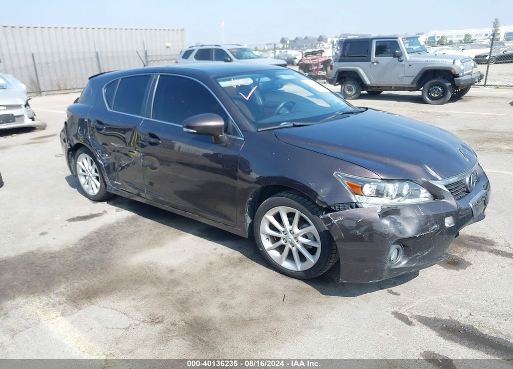 2013 LEXUS CT 200H VIN: JTHKD5BH8D2171035