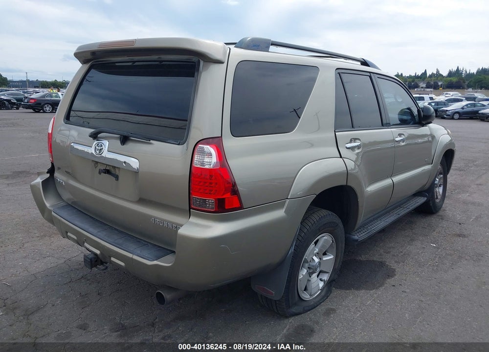2006 TOYOTA 4RUNNER SR5 V6 VIN: JTEZU14R960080820