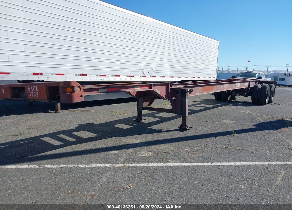 1993 STRICK FLATBED VIN: 1NNZF4527CM055986