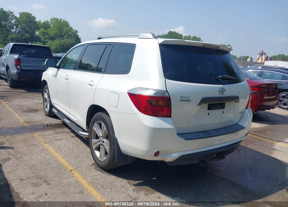 2008 TOYOTA HIGHLANDER SPORT VIN: JTEES43A882043167