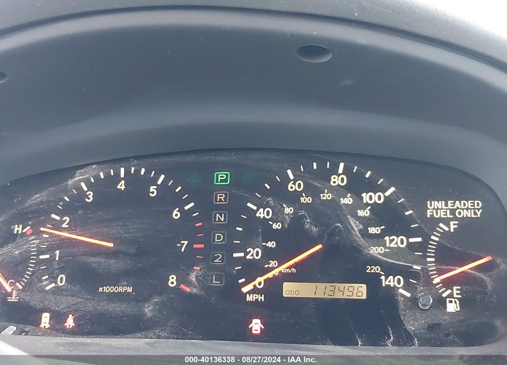 1998 LEXUS ES 300 VIN: JT8BF28G9W5048238