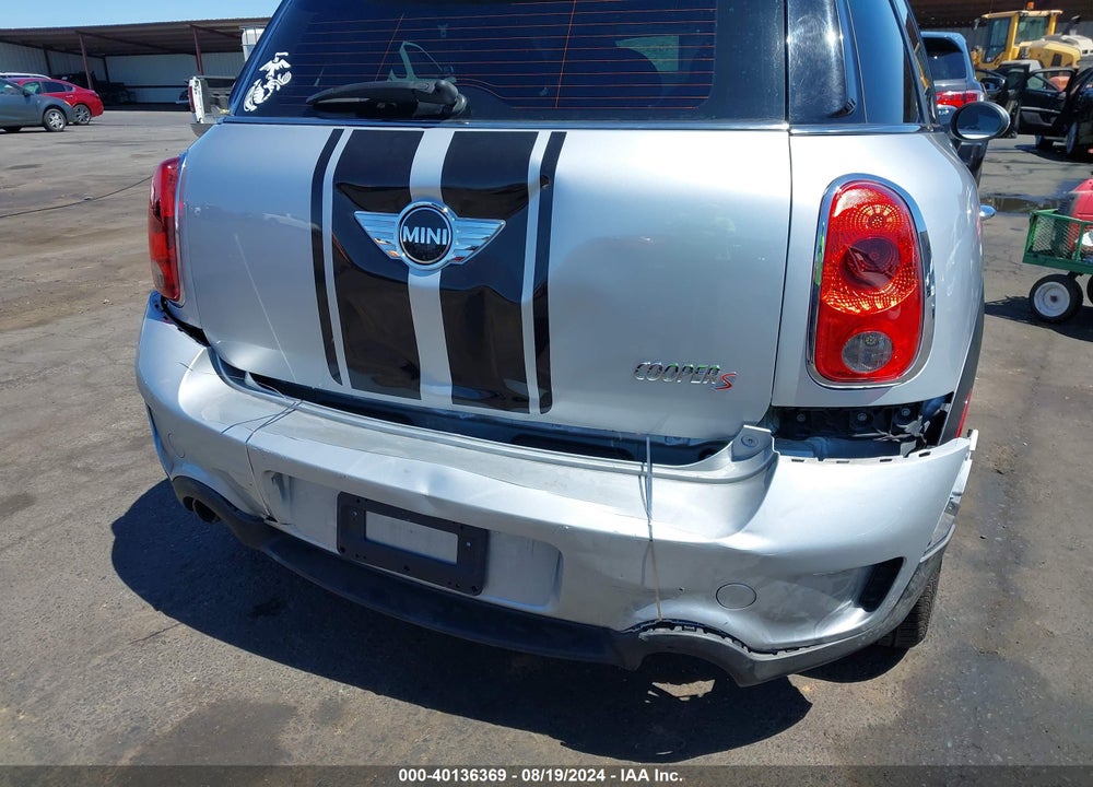 2012 MINI COOPER S COUNTRYMAN VIN: WMWZC5C55CWL61547