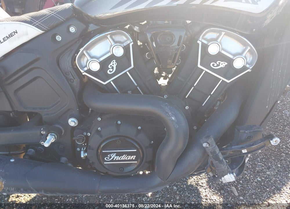 2020 INDIAN MOTORCYCLE CO. SCOUT BOBBER AUTHENTIC ABS VIN: 56KMTG008L3160142