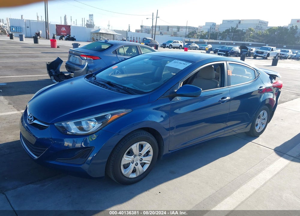 2016 HYUNDAI ELANTRA VIN: KMHDH4AE0GU650389