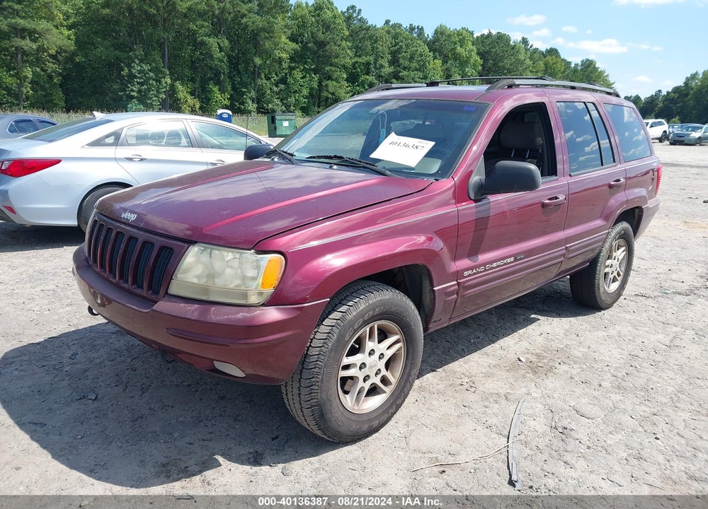 2000 JEEP GRAND CHEROKEE LIMITED VIN: 1J4GW58N9YC278653