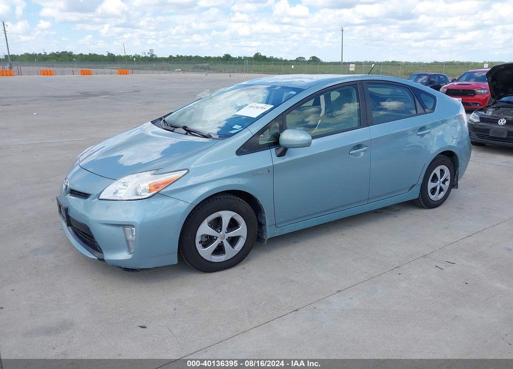 2014 TOYOTA PRIUS THREE VIN: JTDKN3DU2E1742510