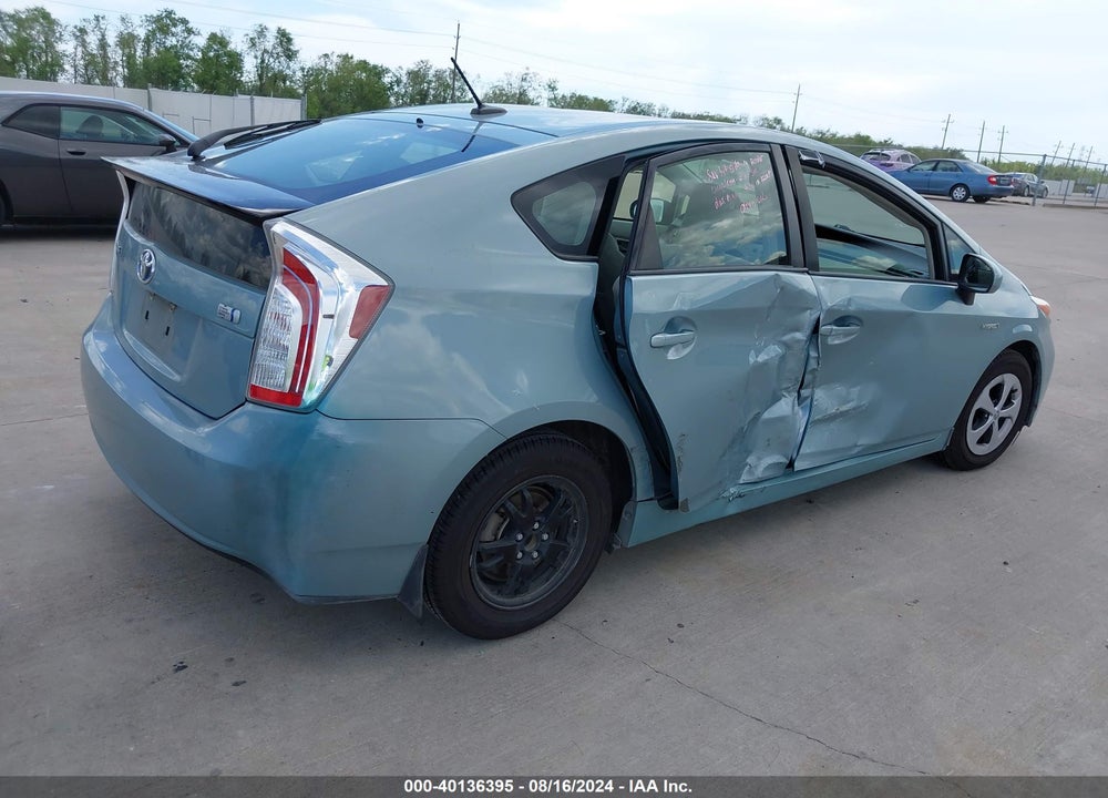 2014 TOYOTA PRIUS THREE VIN: JTDKN3DU2E1742510